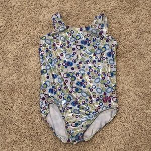 GK Costumes - GK Elite Shiny Bubbles Leotard - Child Small GK Costumes - GK Elite Shiny Bubbles Leotard - Child Small